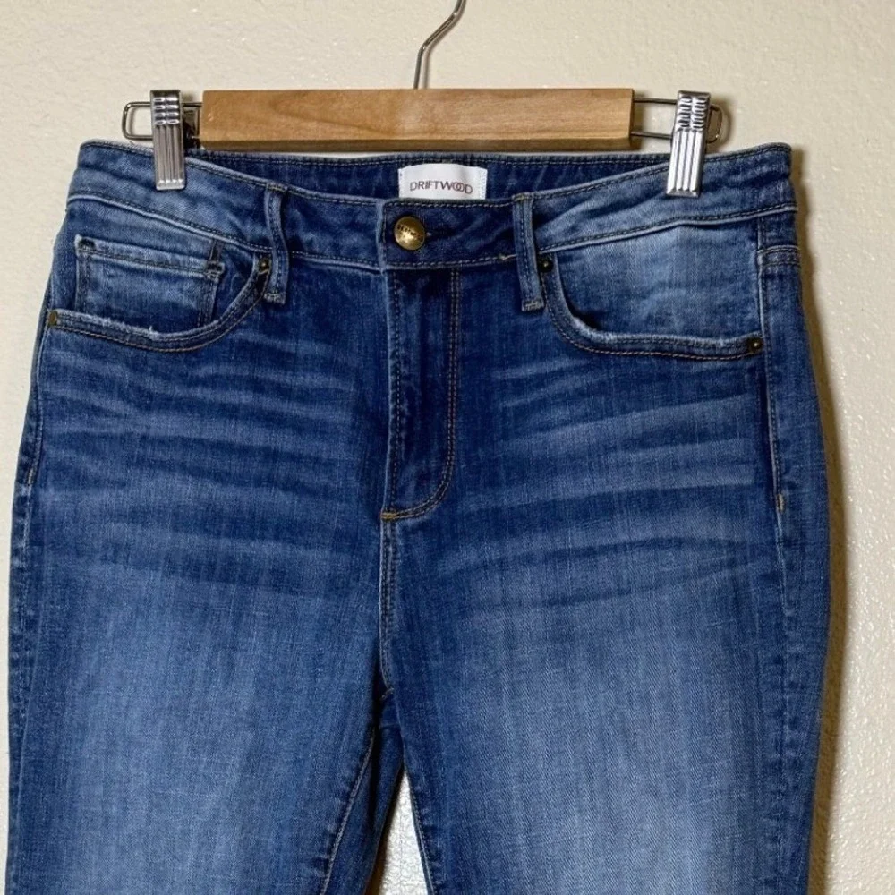 Driftwood Jeans Women 29 Short Blue Kelly‎ Bootcut Medium Wash Denim Festival